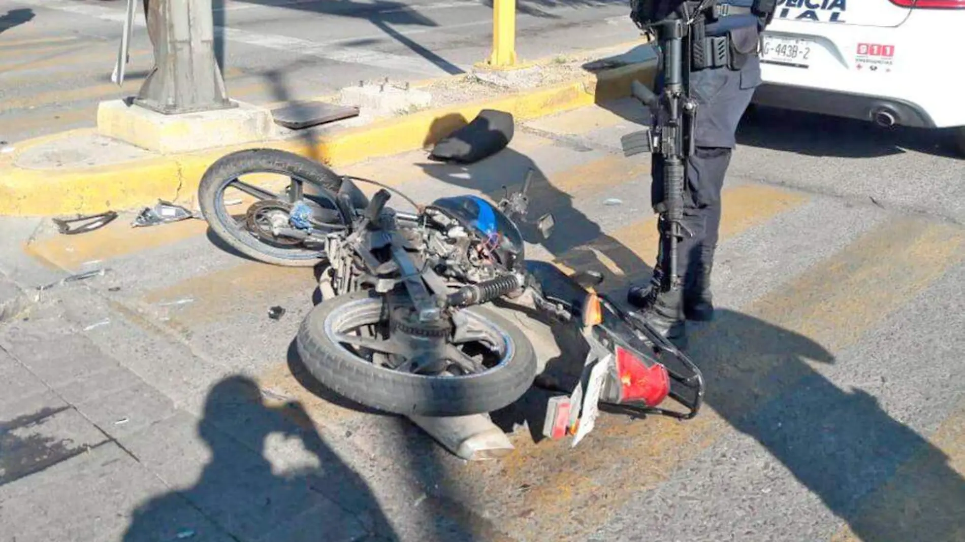 motociclista accidentado